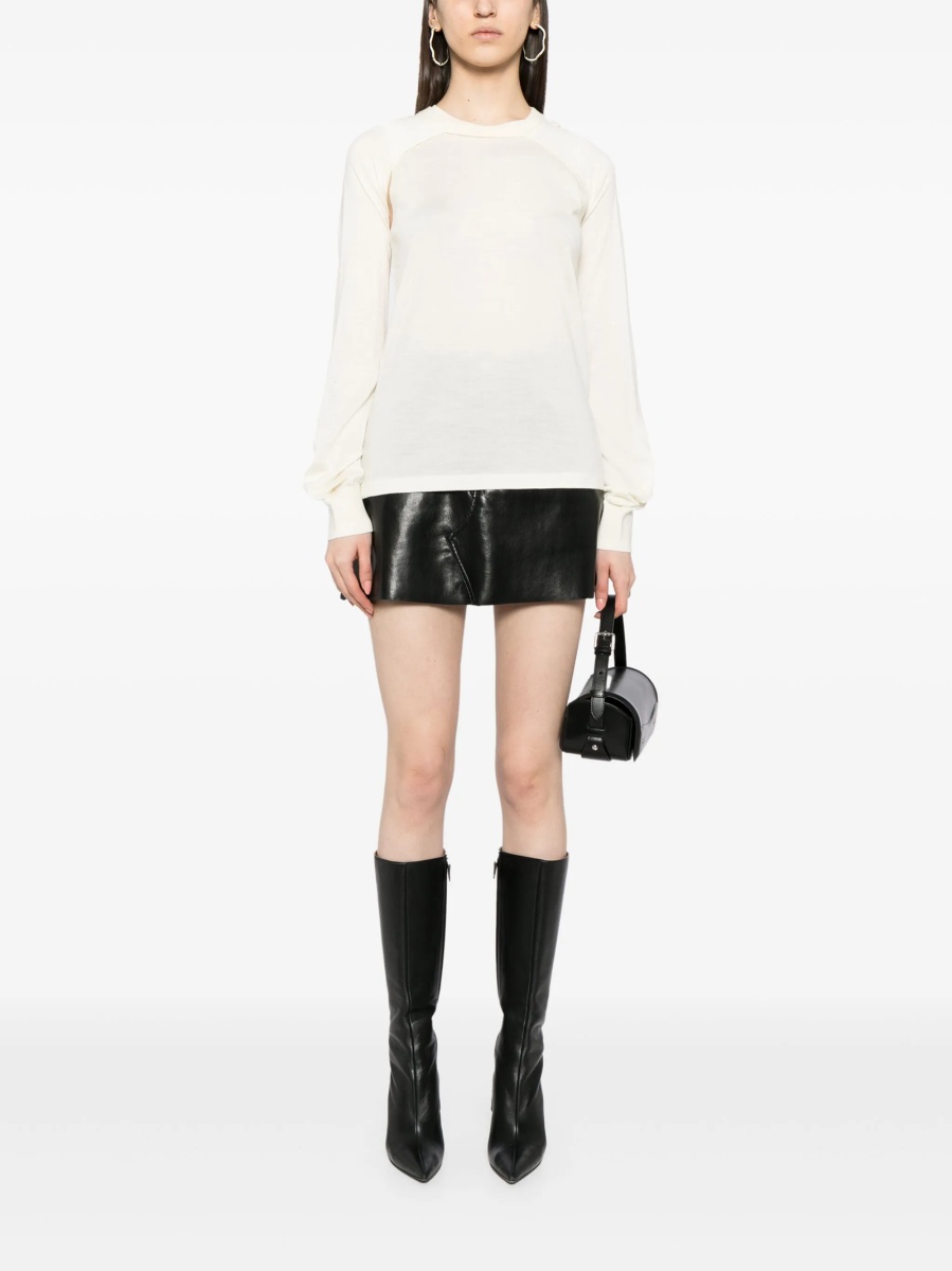 Pulover tricotat HELMUT LANG neutru - Img 2