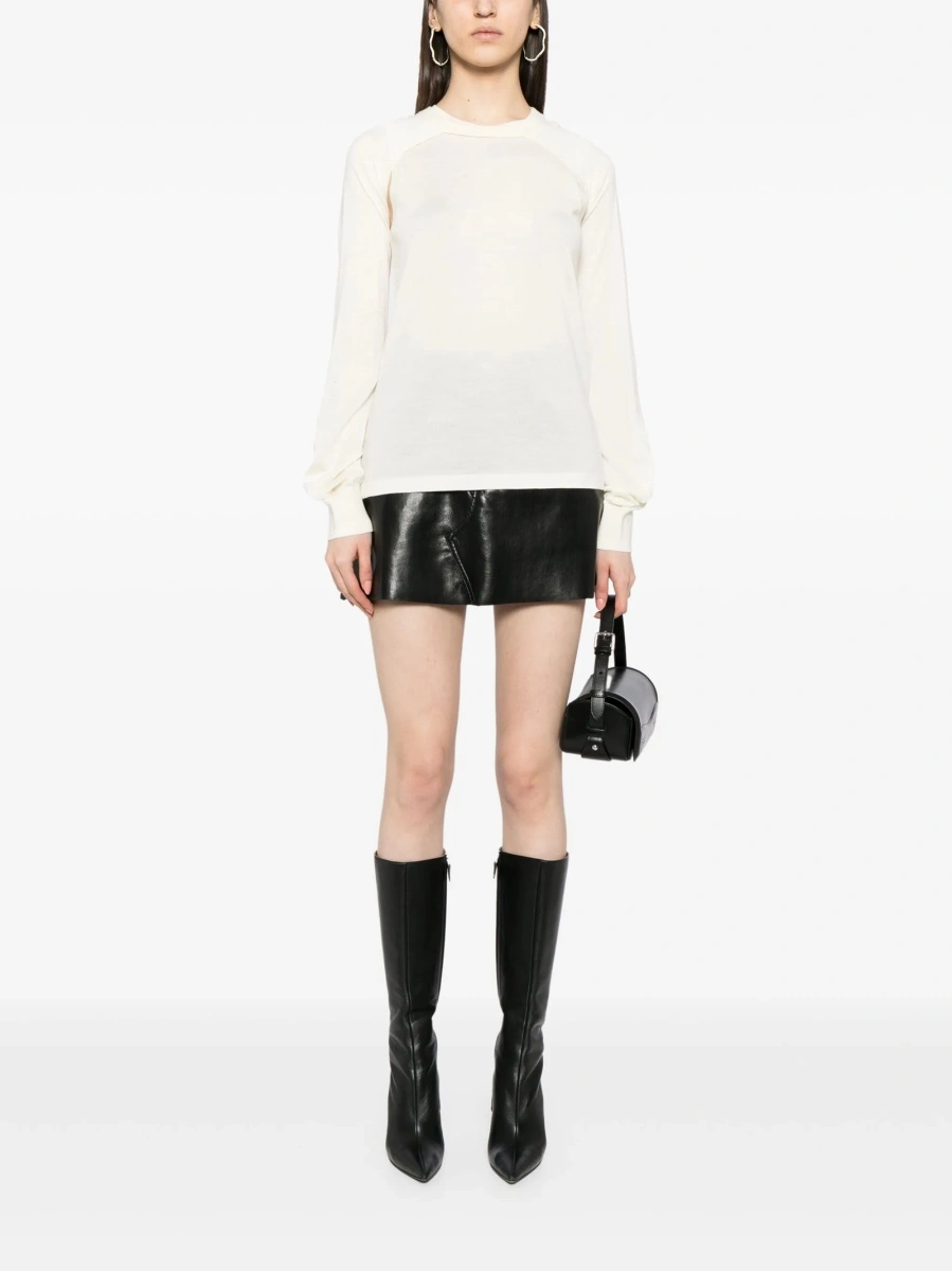 Pulover tricotat HELMUT LANG neutru - Img 2