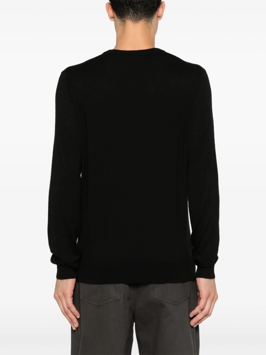 Pulover tricotat Hugo Boss negru - Img 4