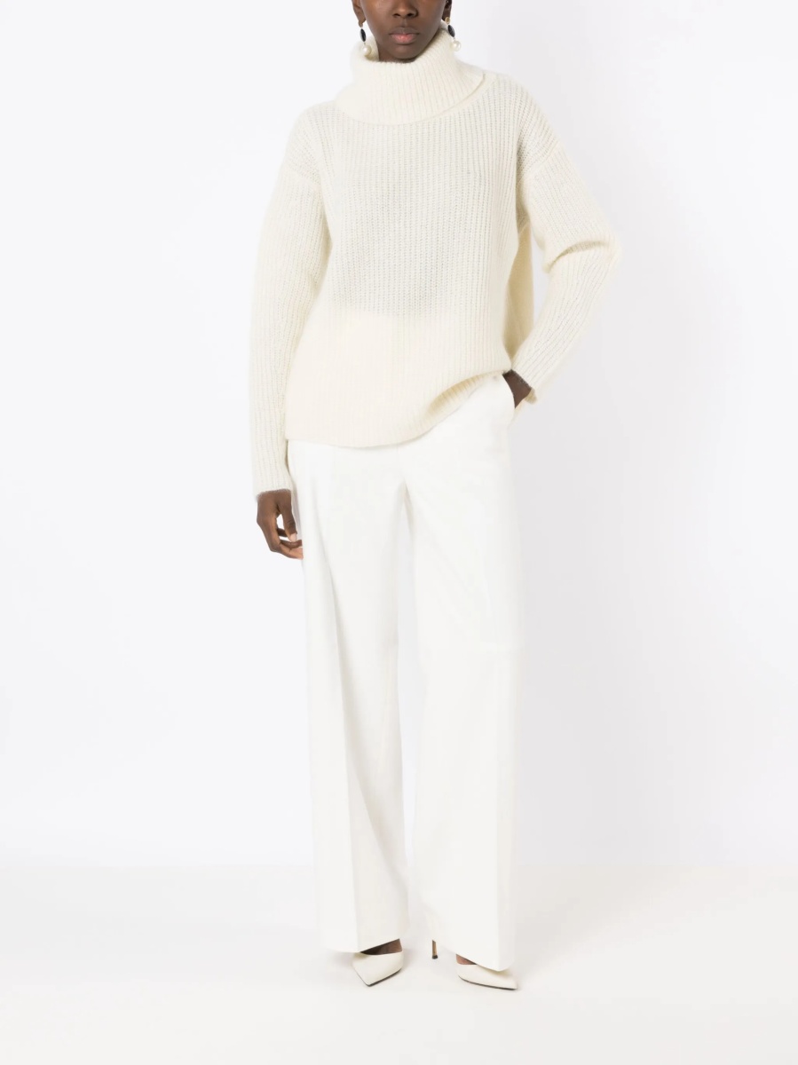 Pulover tricotat Hugo Boss neutru - Img 2