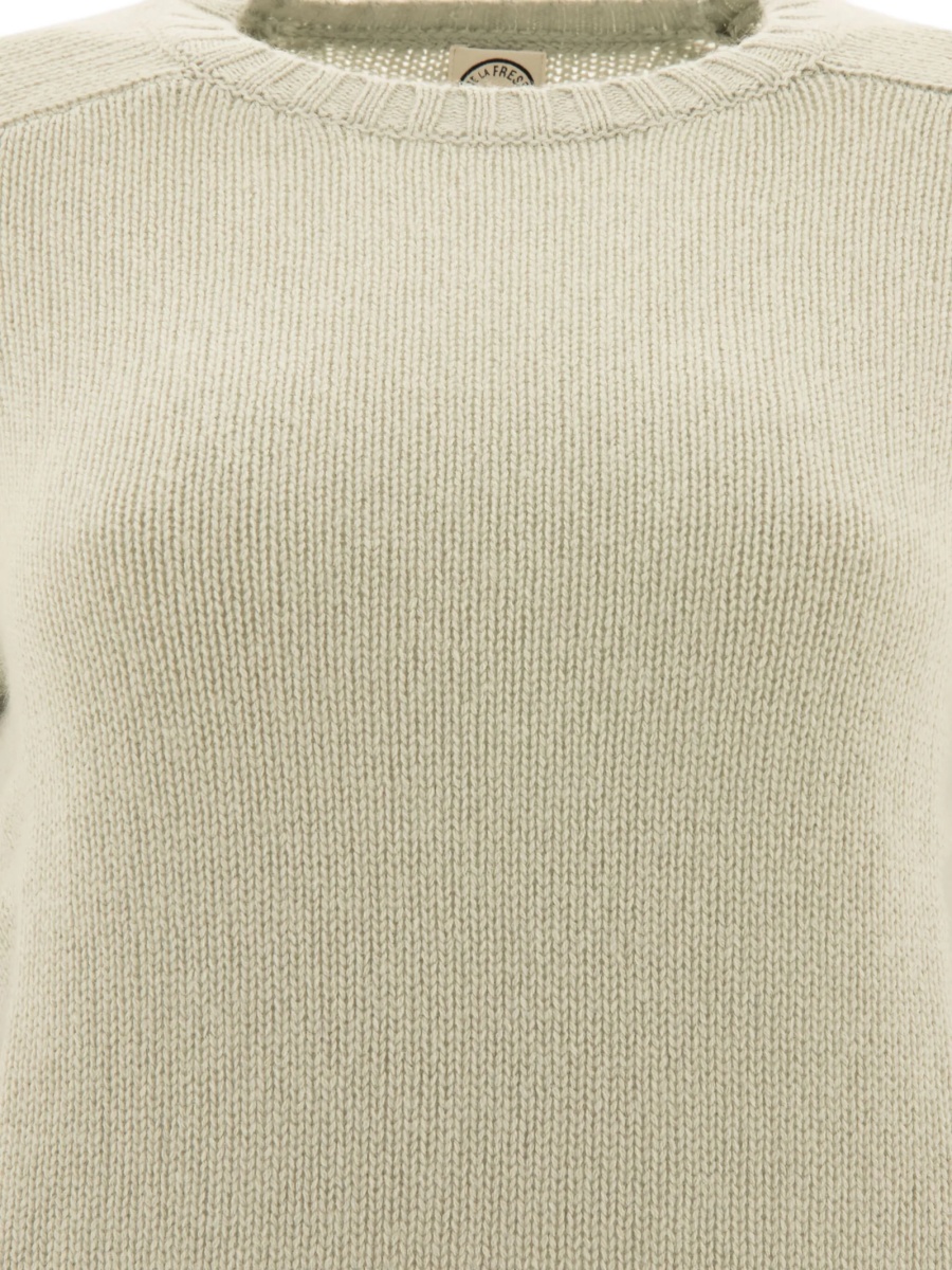 Pulover tricotat INES DE LA FRESSANGE verde - Img 3