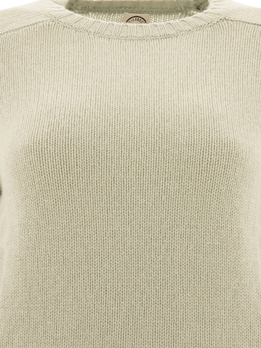 Pulover tricotat INES DE LA FRESSANGE verde - Img 3