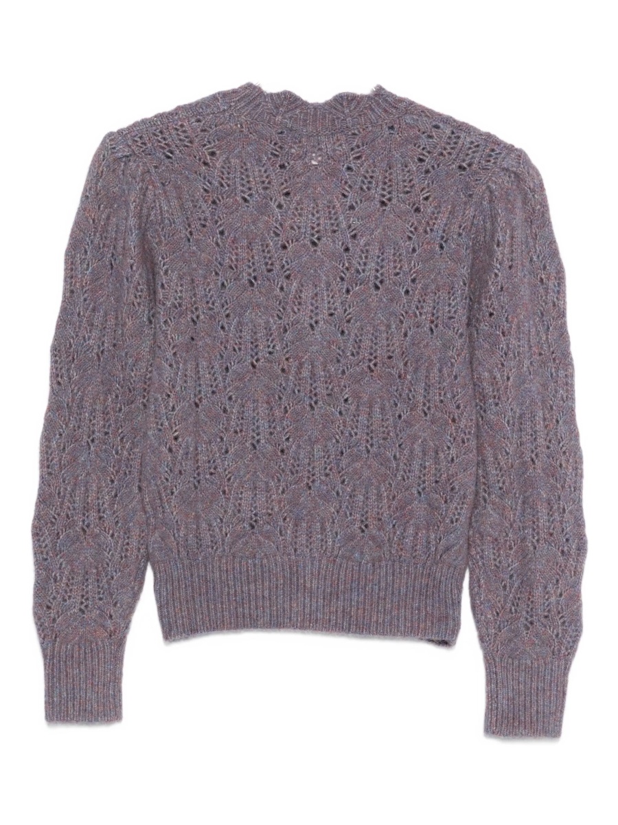 Pulover tricotat ISABEL MARANT ETOILE violet - Img 2