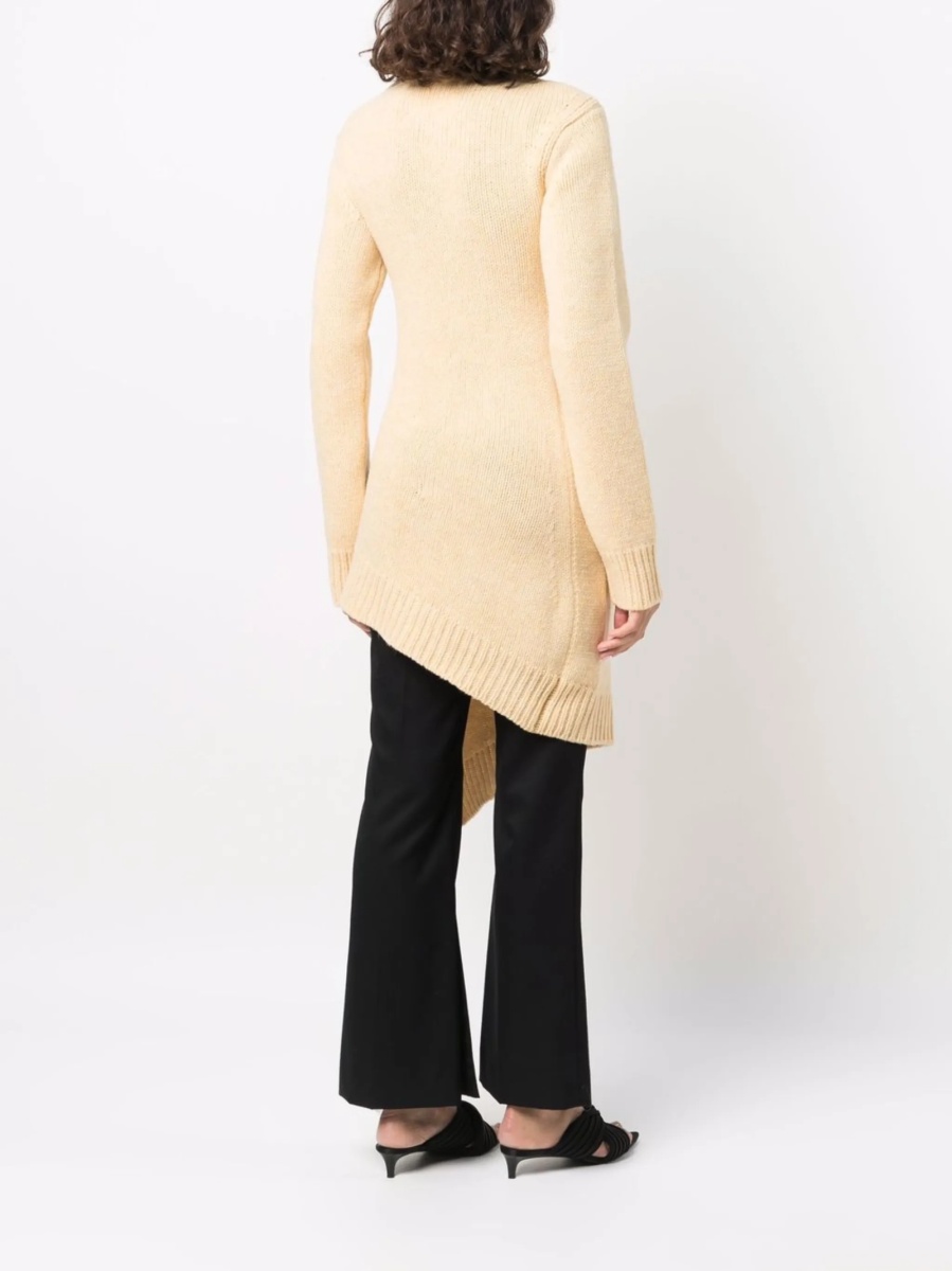Pulover tricotat Jil Sander galben - Img 4