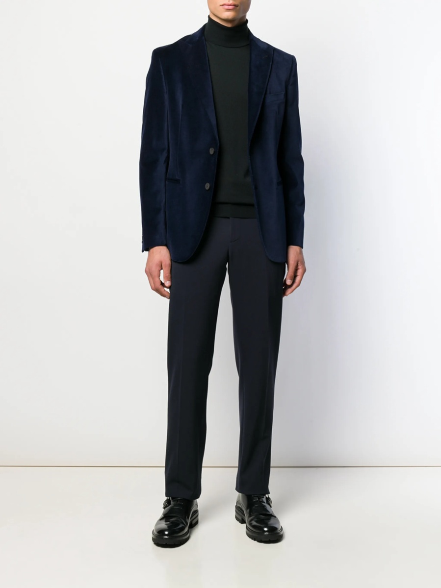Pulover tricotat John Smedley negru - Img 2
