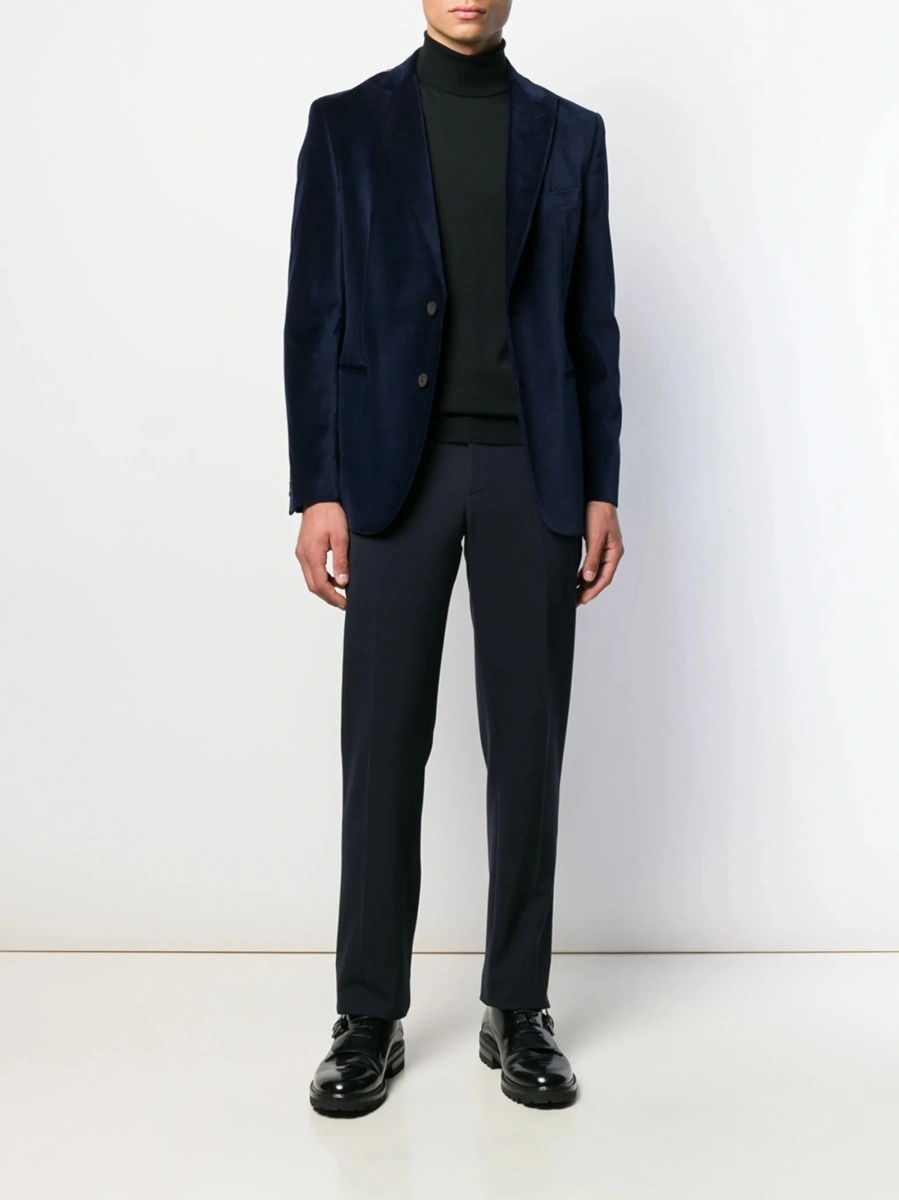 Pulover tricotat John Smedley negru - Img 2