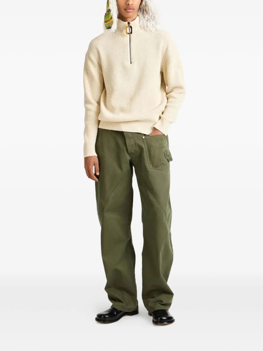 Pulover tricotat JW Anderson neutru - Img 2