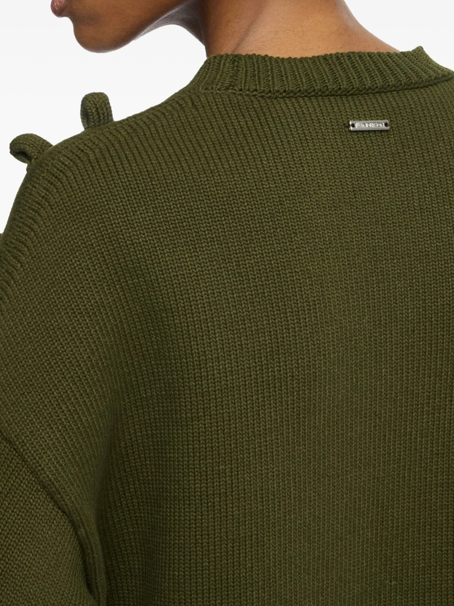 Pulover tricotat JW Anderson verde - Img 4