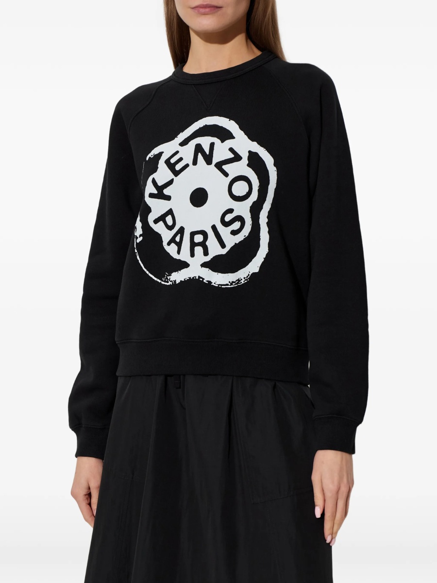 Pulover tricotat Kenzo negru - Img 3