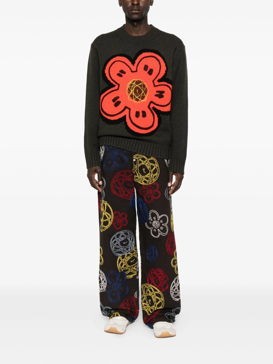 Pulover tricotat Kenzo verde - Img 2