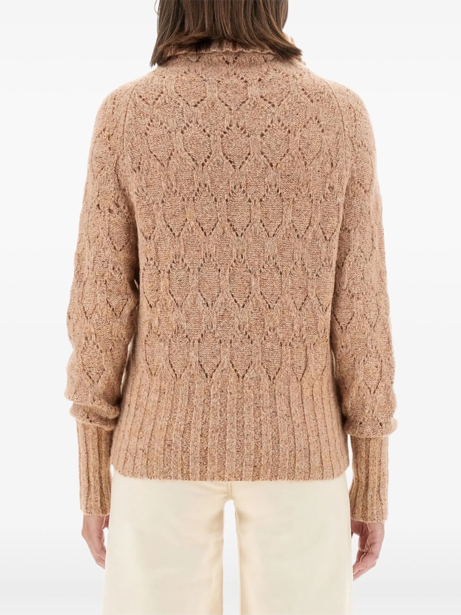 Pulover tricotat KITON neutru - Img 3