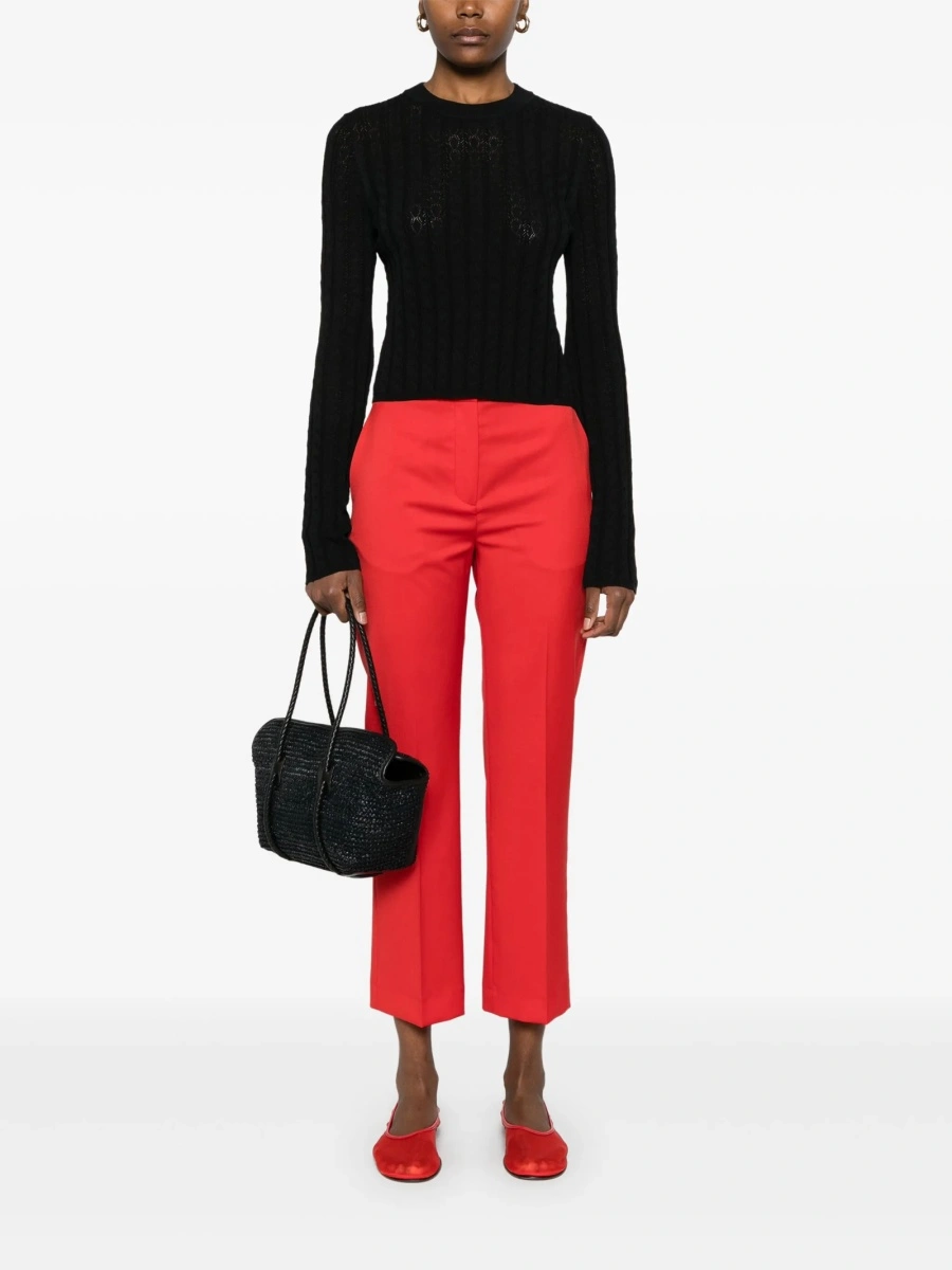 Pulover tricotat Loulou Studio negru - Img 2