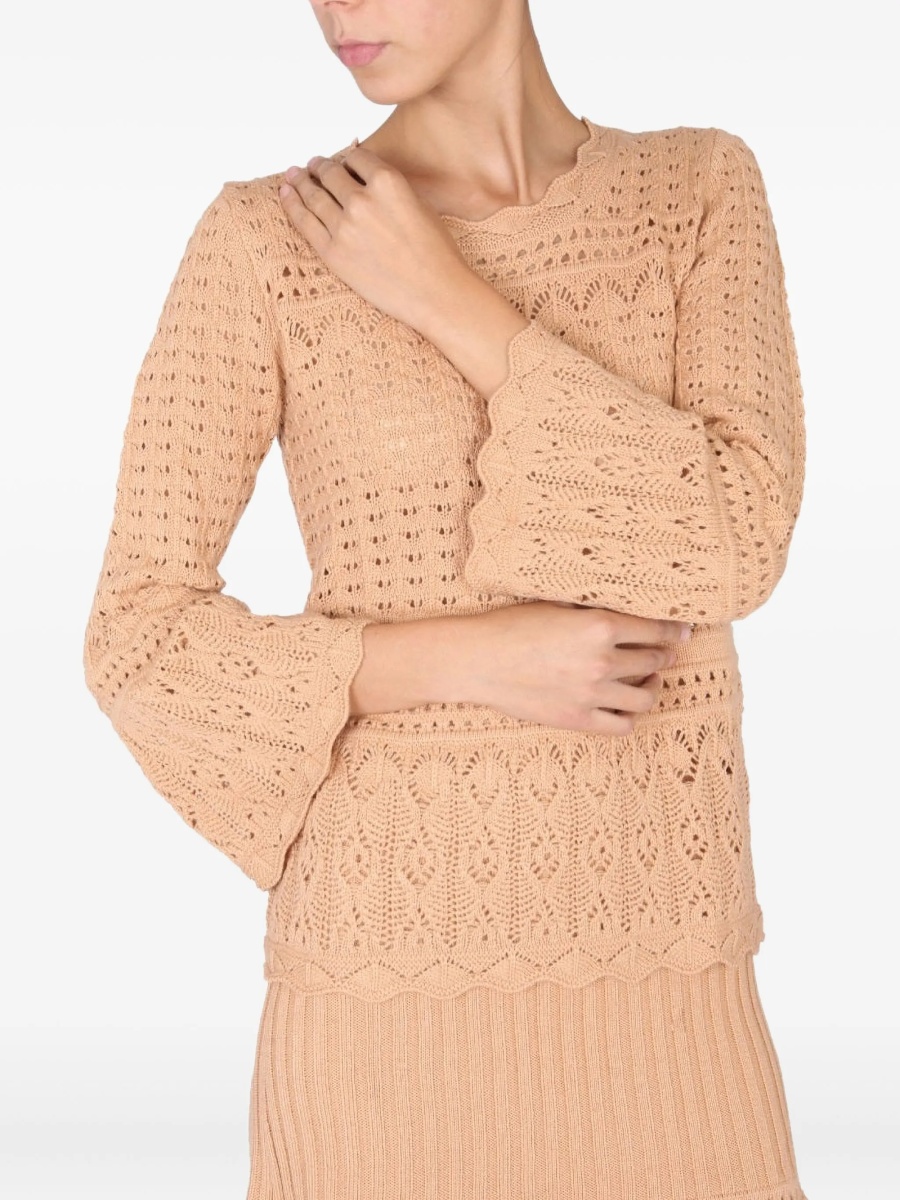 Pulover tricotat LOVE Moschino neutru - Img 3