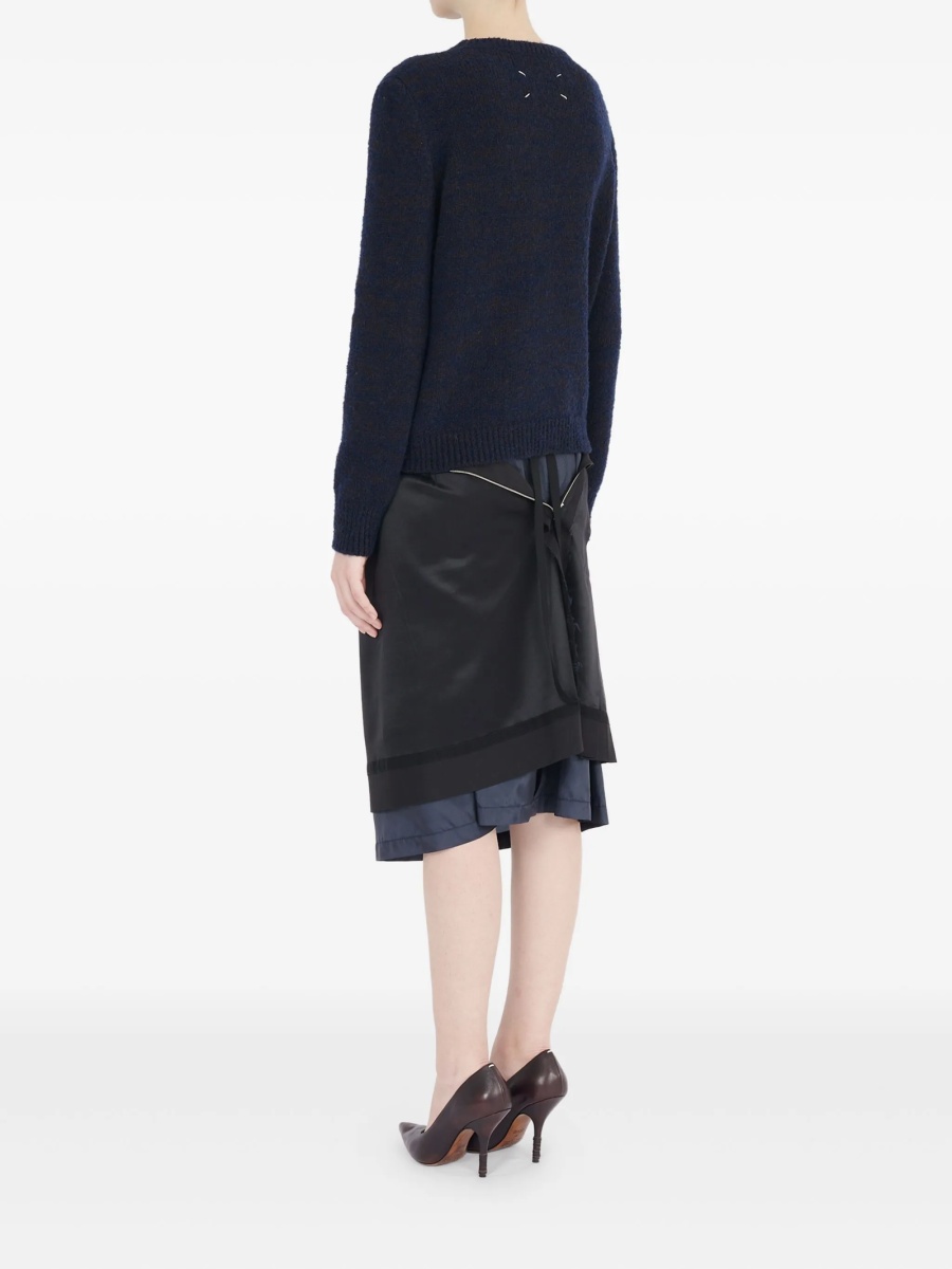 Pulover tricotat Maison Margiela albastru - Img 5