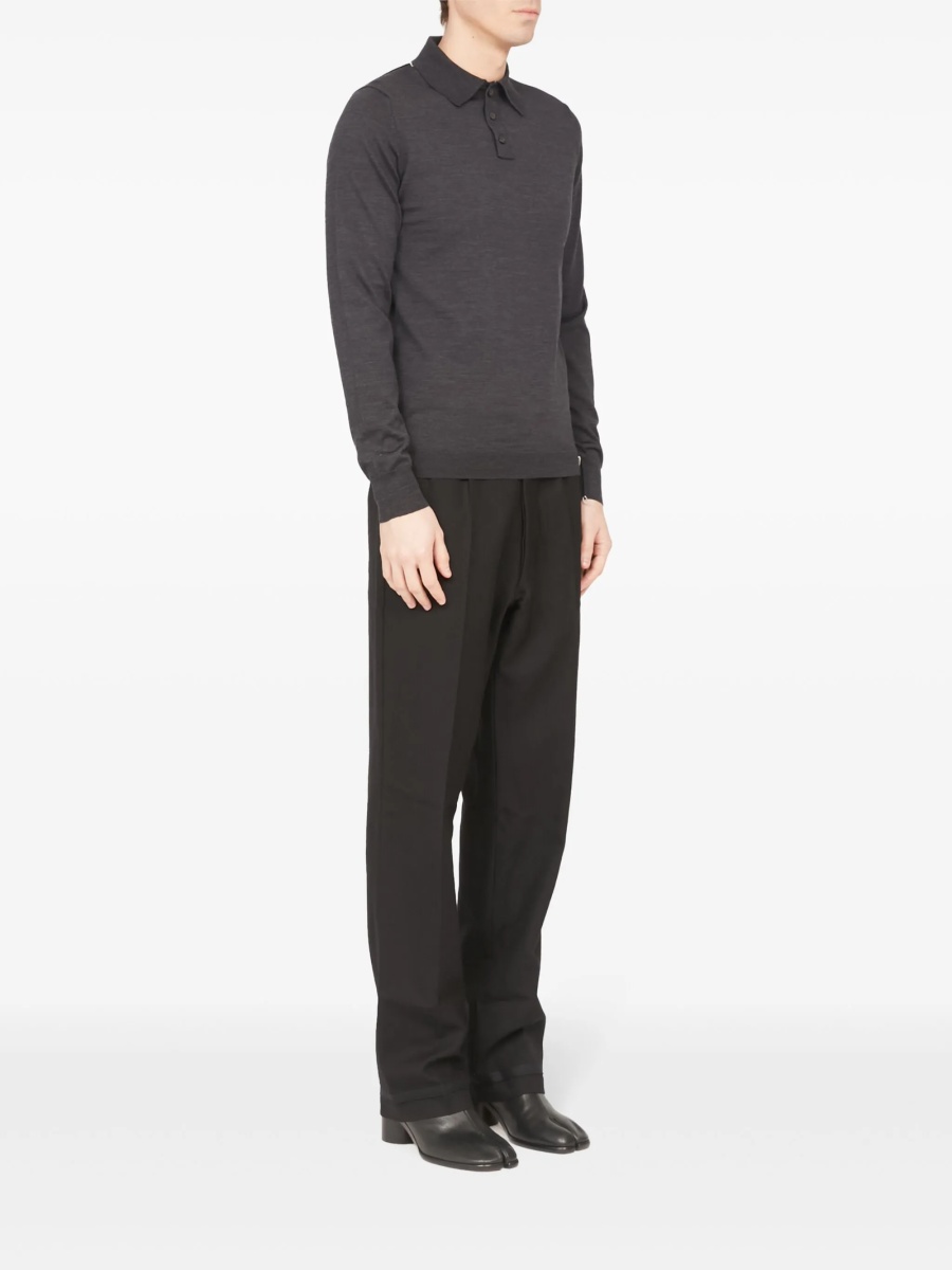 Pulover tricotat Maison Margiela gri - Img 3