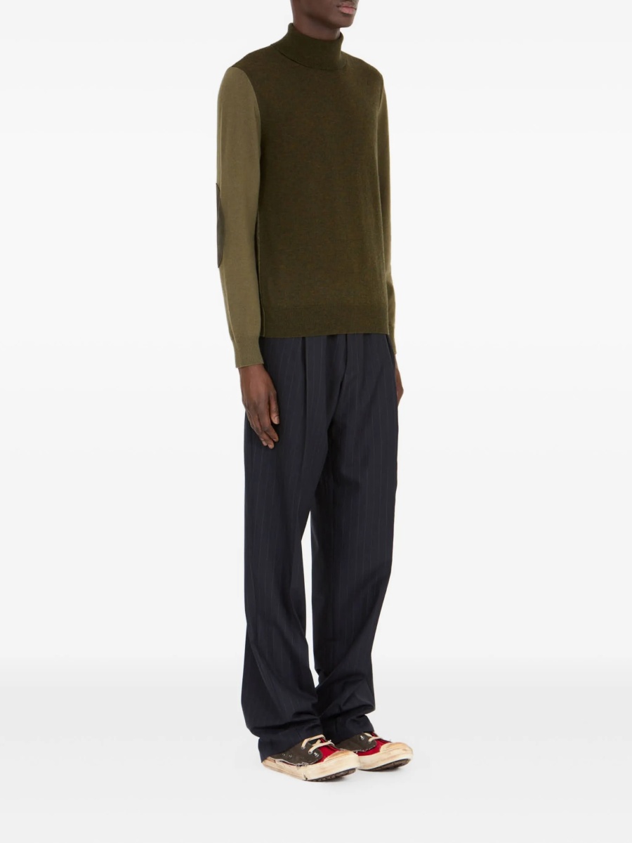 Pulover tricotat Maison Margiela verde - Img 3