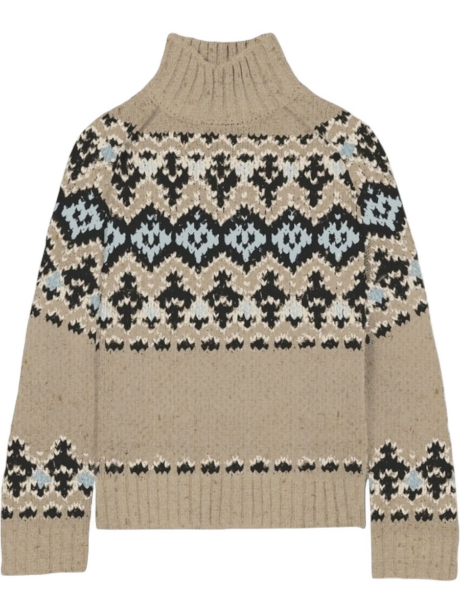 Pulover tricotat Mc2 Saint Barth neutru - Img 2