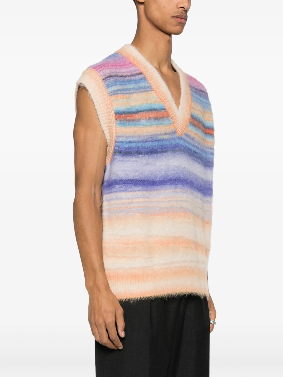Pulover tricotat MISSONI BEACHWEAR portocaliu - Img 3
