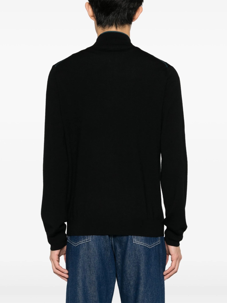 Pulover tricotat Paul Smith negru - Img 4
