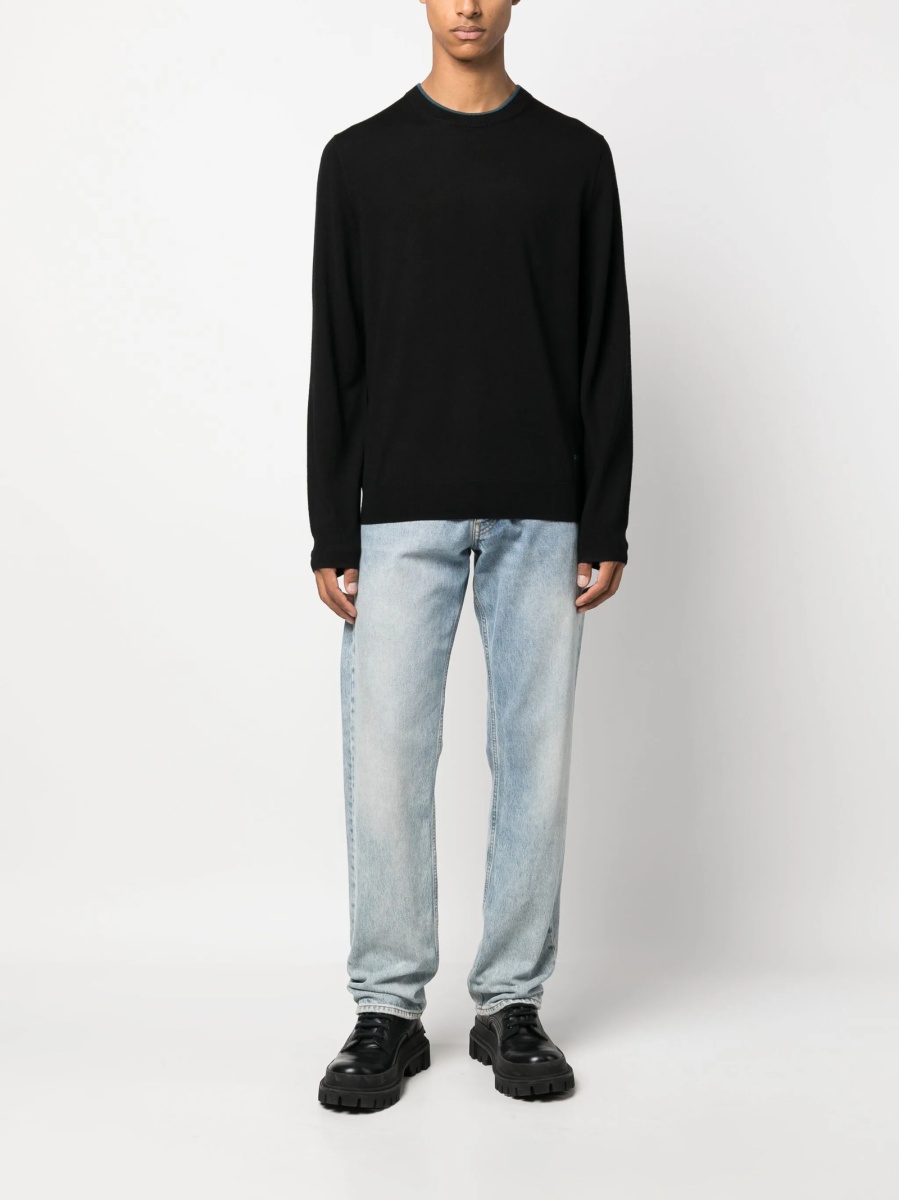 Pulover tricotat Paul Smith negru - Img 2