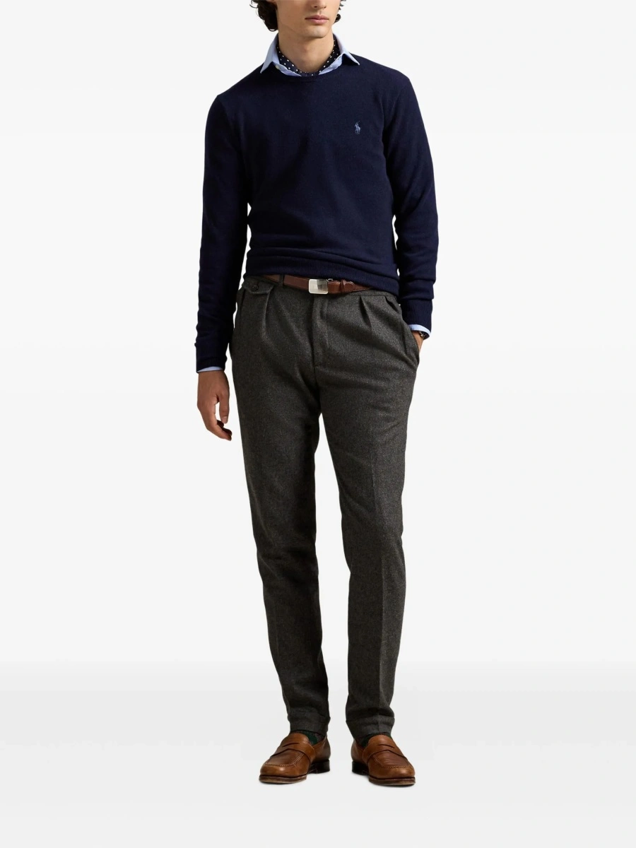 Pulover tricotat Ralph Lauren albastru - Img 2