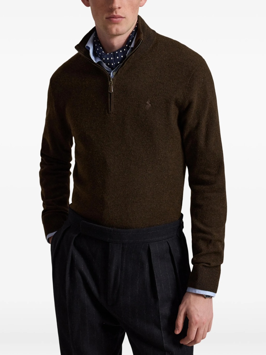Pulover tricotat Ralph Lauren maro - Img 3