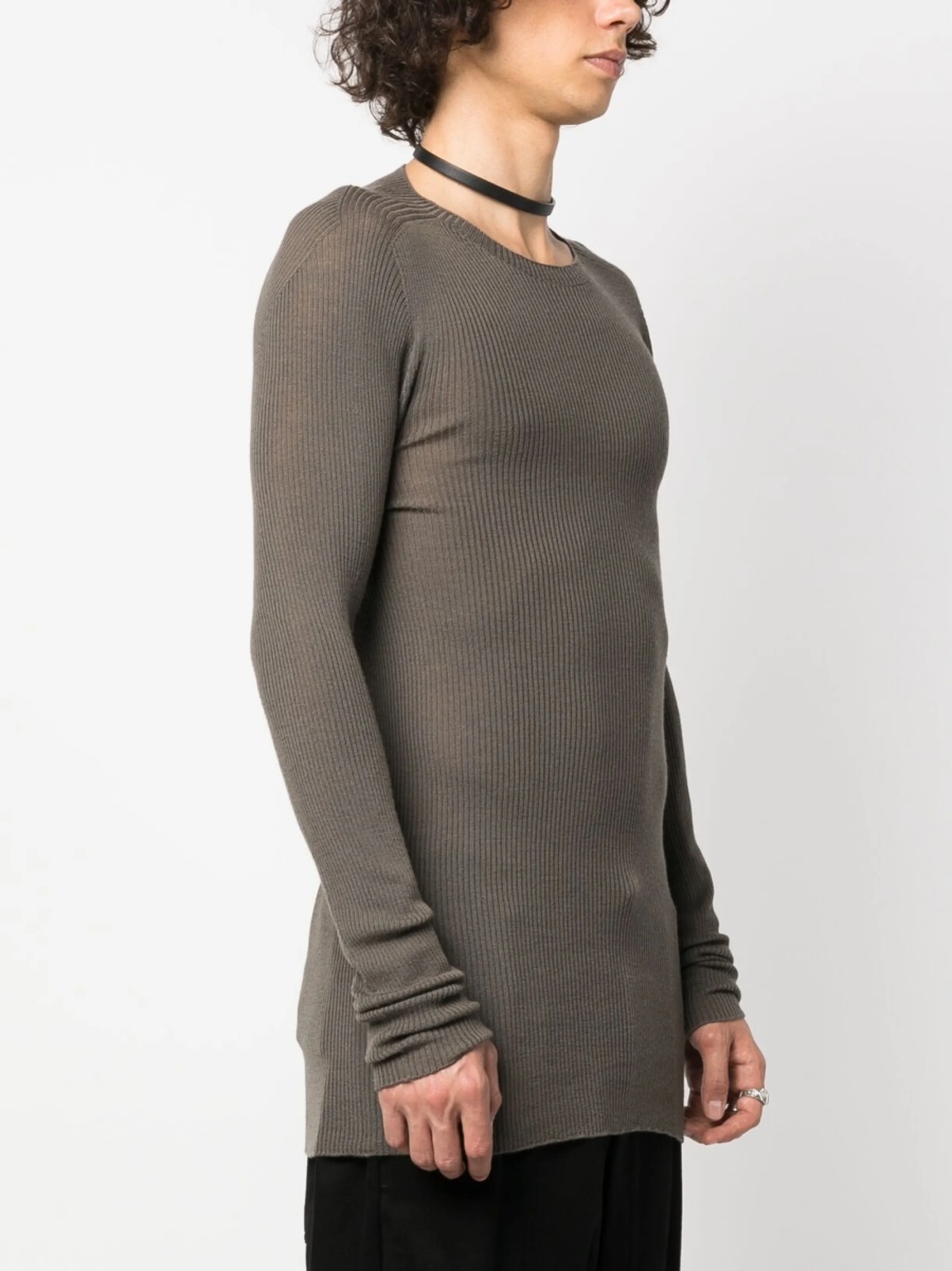 Pulover tricotat Rick Owens gri - Img 3