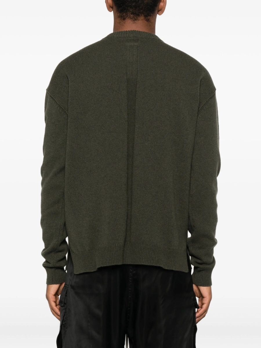 Pulover tricotat Rick Owens verde - Img 4