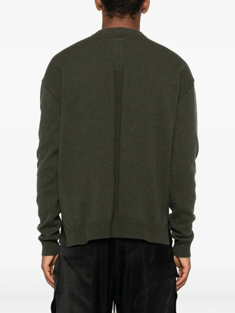 Pulover tricotat Rick Owens verde - Img 4