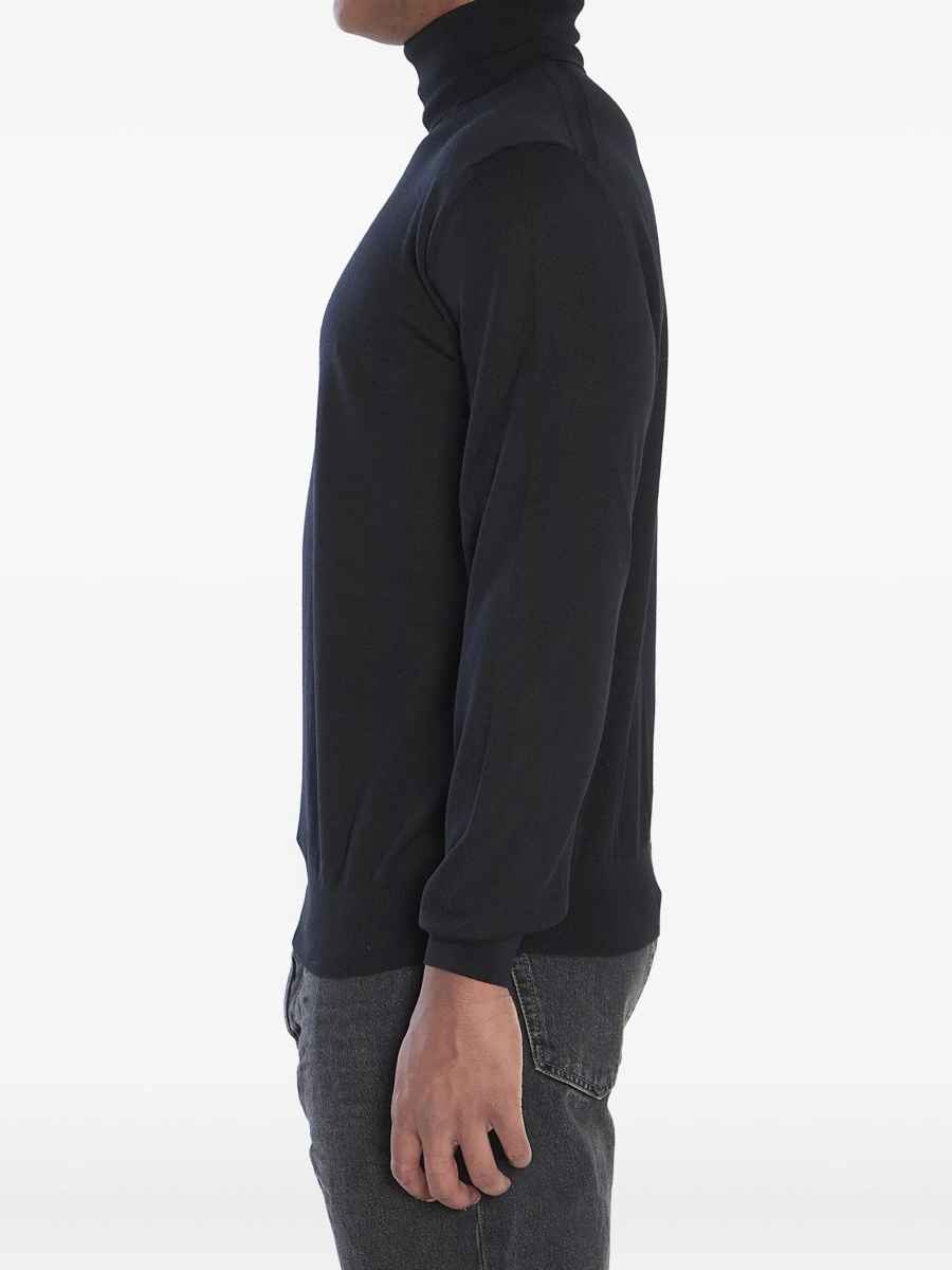 Pulover tricotat Saint Laurent negru - Img 4