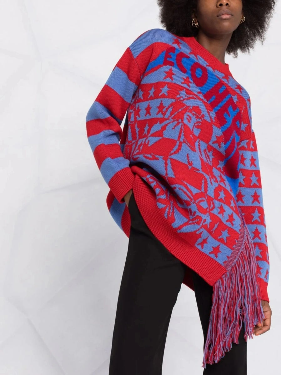 Pulover tricotat Stella McCartney negru - Img 5