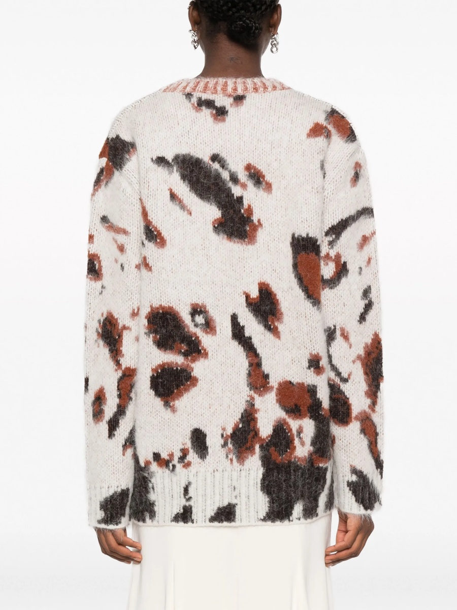Pulover tricotat Stella McCartney neutru - Img 4