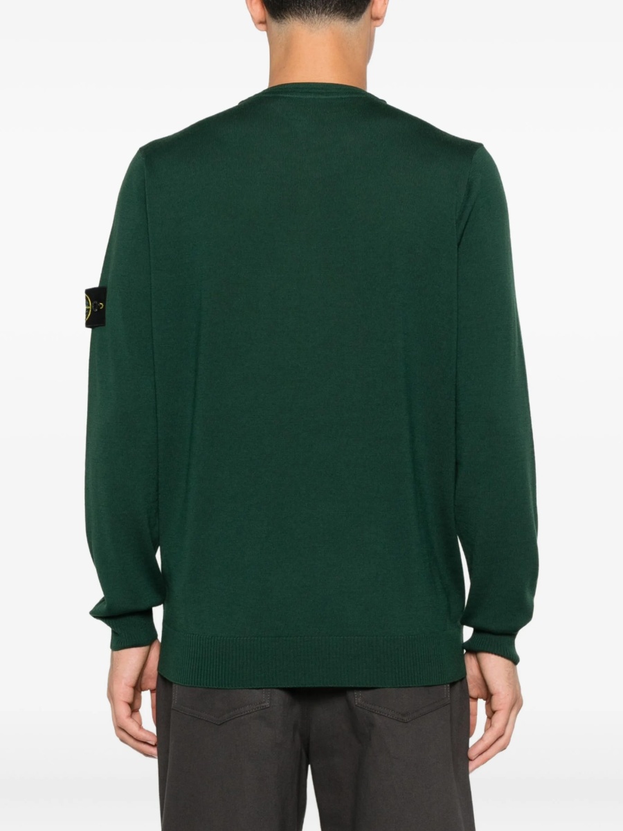 Pulover tricotat Stone Island verde - Img 4