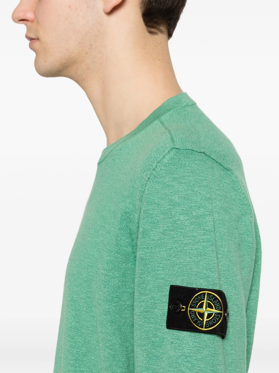 Pulover tricotat Stone Island verde - Img 5