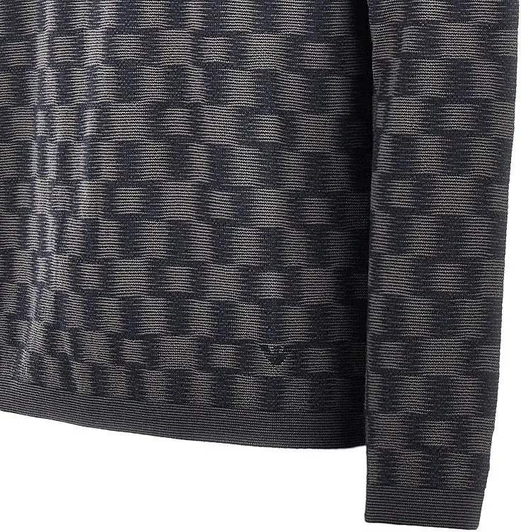Pulover Virgin wool sweater with Check motif - Img 2