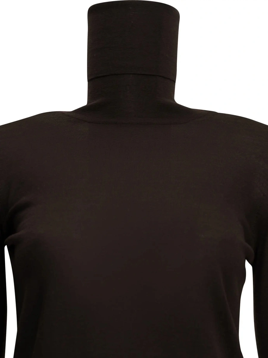 Pulover Virgin Wool Turtleneck Sweater - Img 3