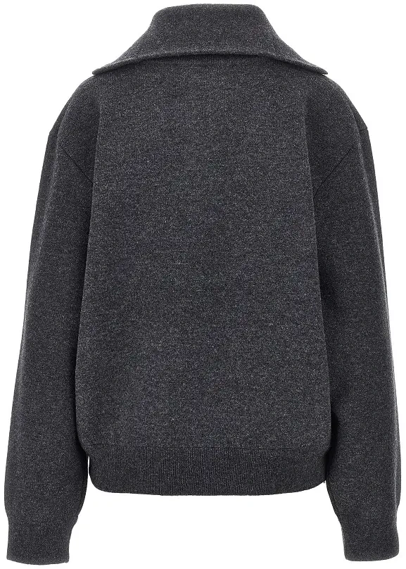 Pulover Wool and cashmere half-zip sweater - Img 3
