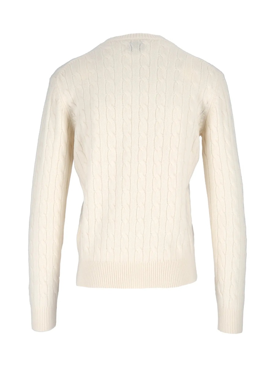 Pulovere SORBONNE BRAID WOOL-10 OFF WHITE - Img 3
