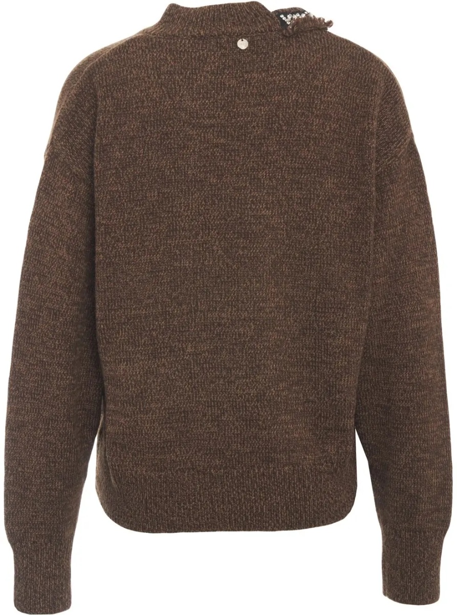 Pulovere Sweater with rhinestone application - Img 3