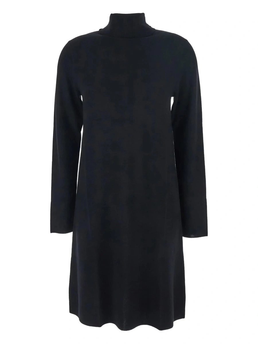 Rochie Allude neagra din lana - Img 6