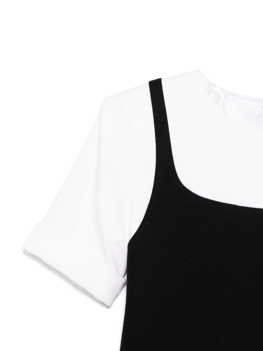 Rochie casual Balmain neagra din vascoza si elastan - Img 3