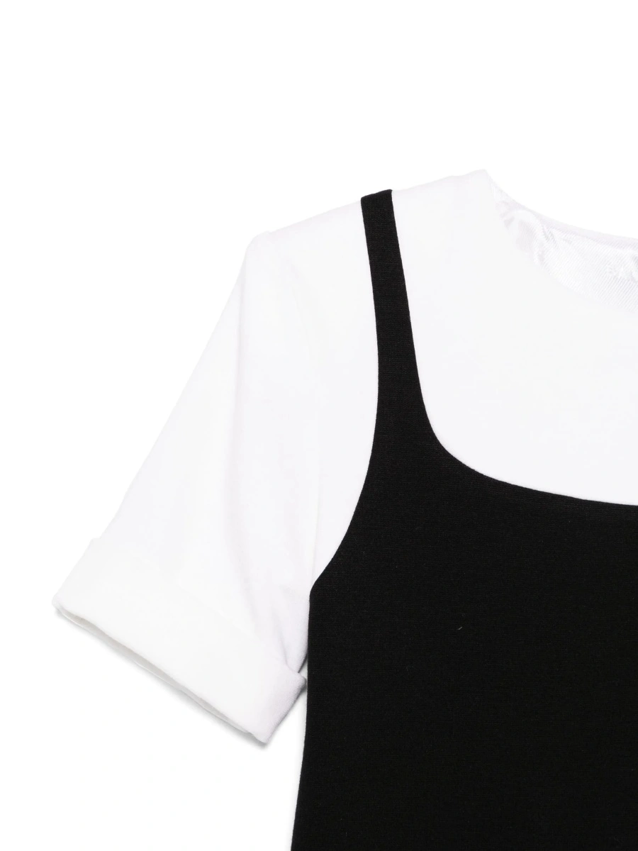Rochie casual Balmain neagra din vascoza si elastan - Img 3