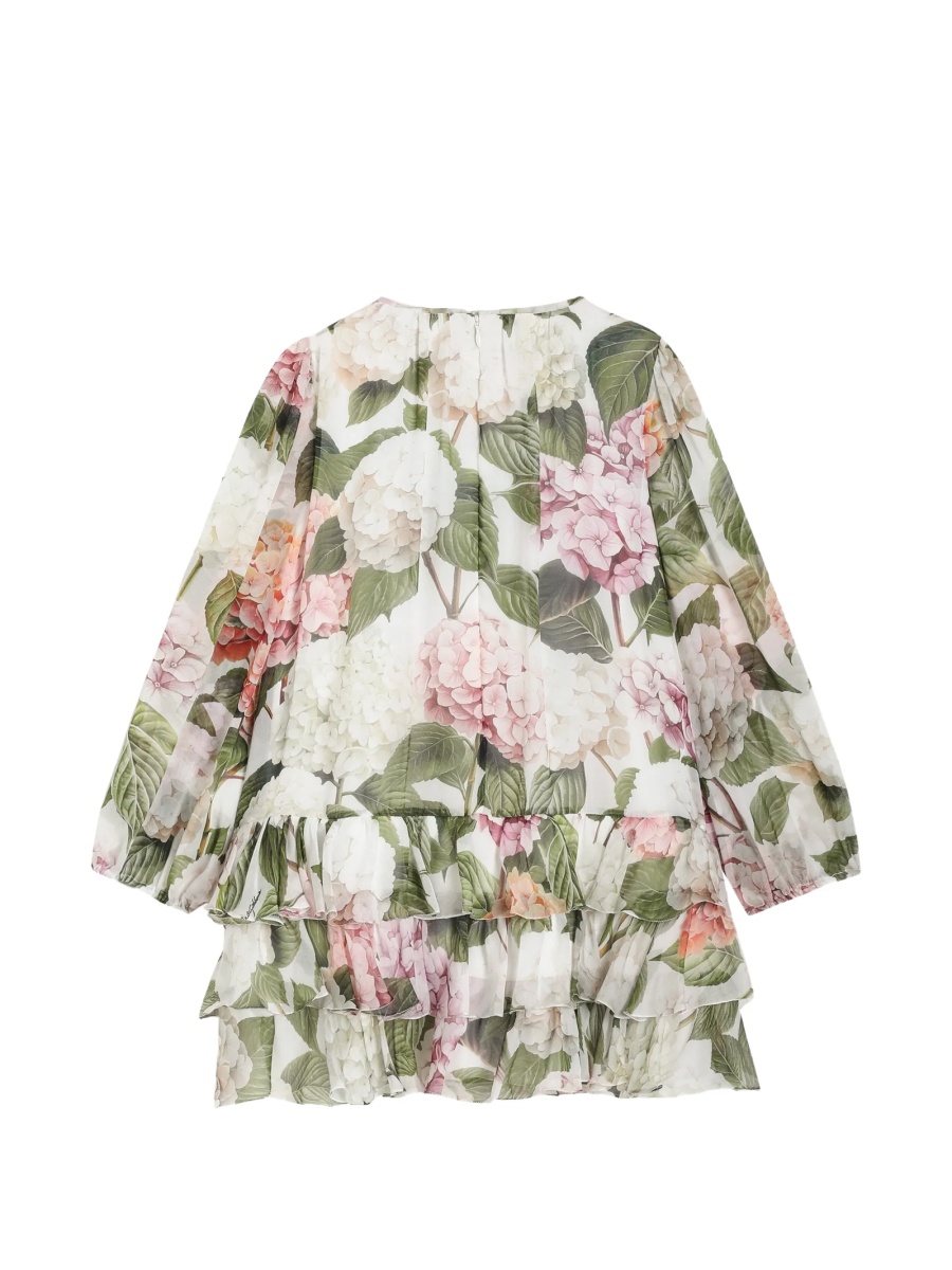 Rochie casual Dolce &amp; Gabbana alba din matase - Img 2