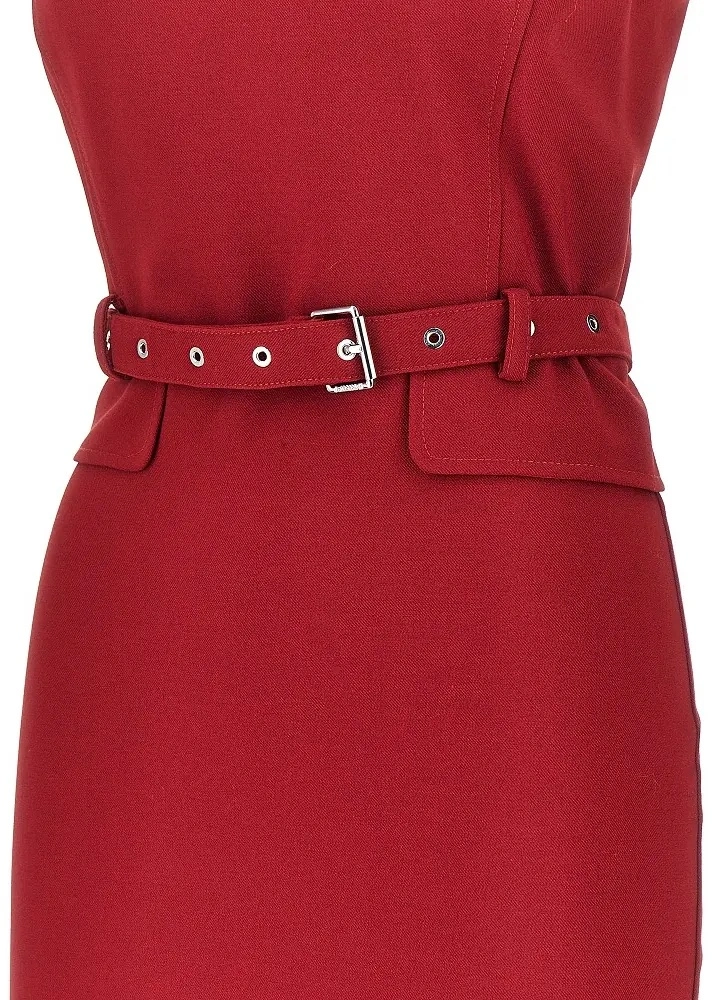 Rochie casual Pinko rosie din crepe - Img 2