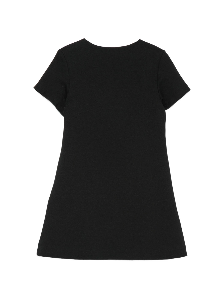 Rochie casual Versace neagra din vascoza si poliamida - Img 2