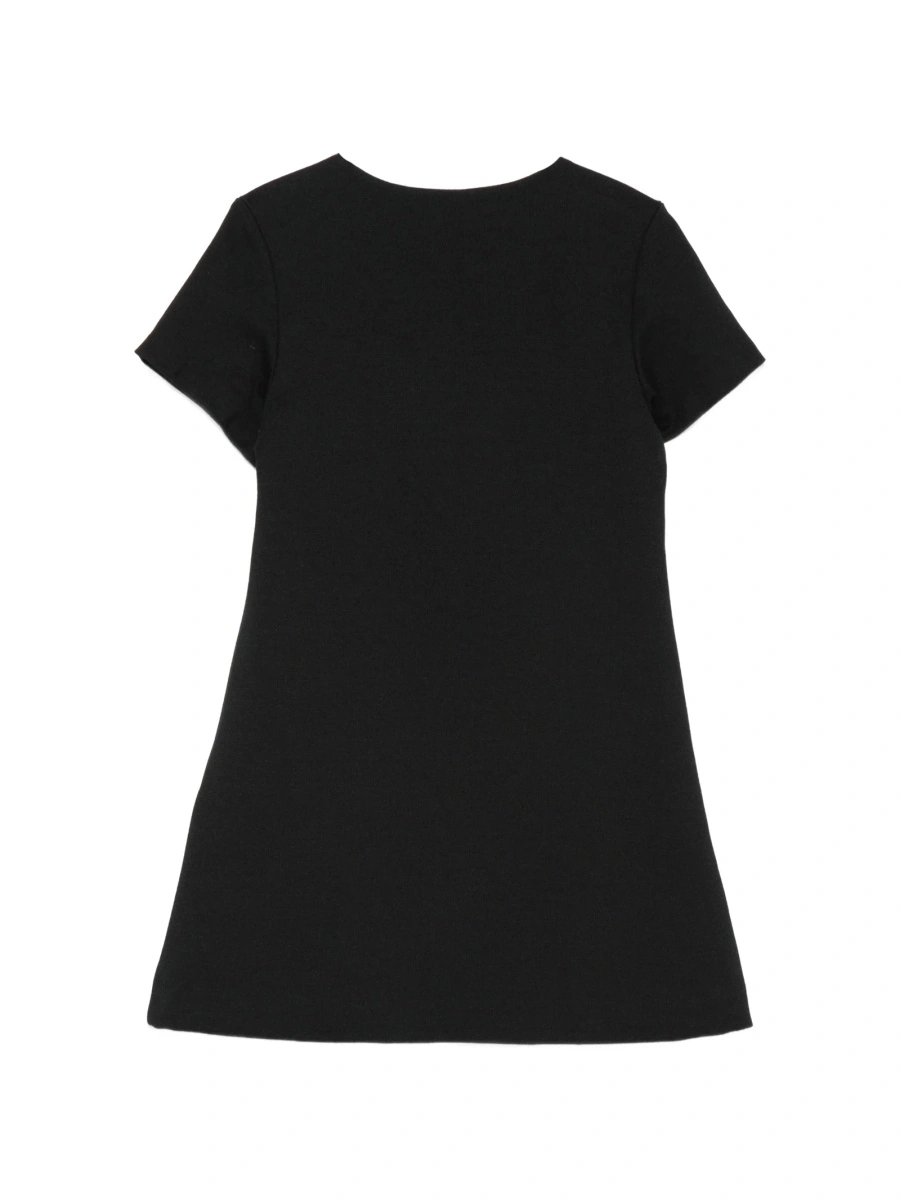 Rochie casual Versace neagra din vascoza si poliamida - Img 2