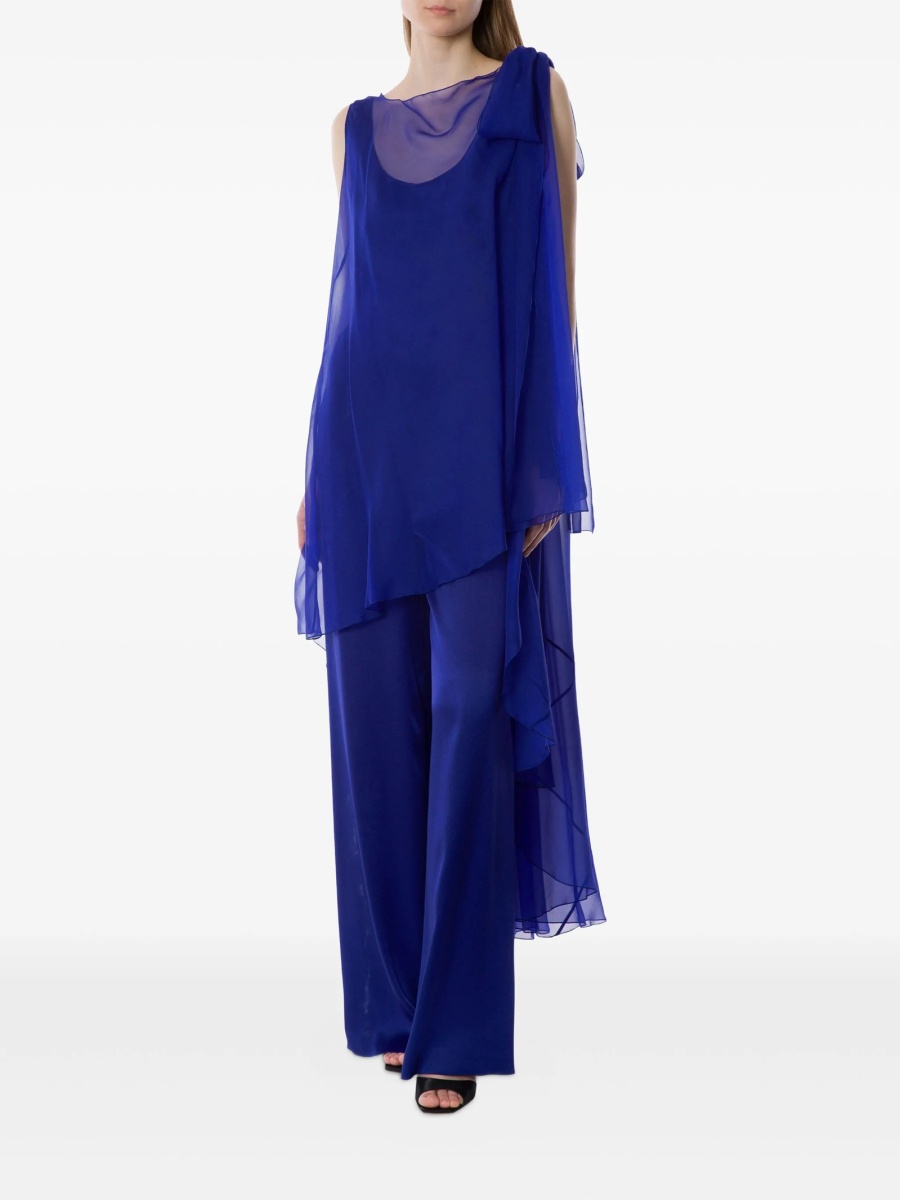 Rochie de ocazie Alberta Ferretti albastra - Img 2
