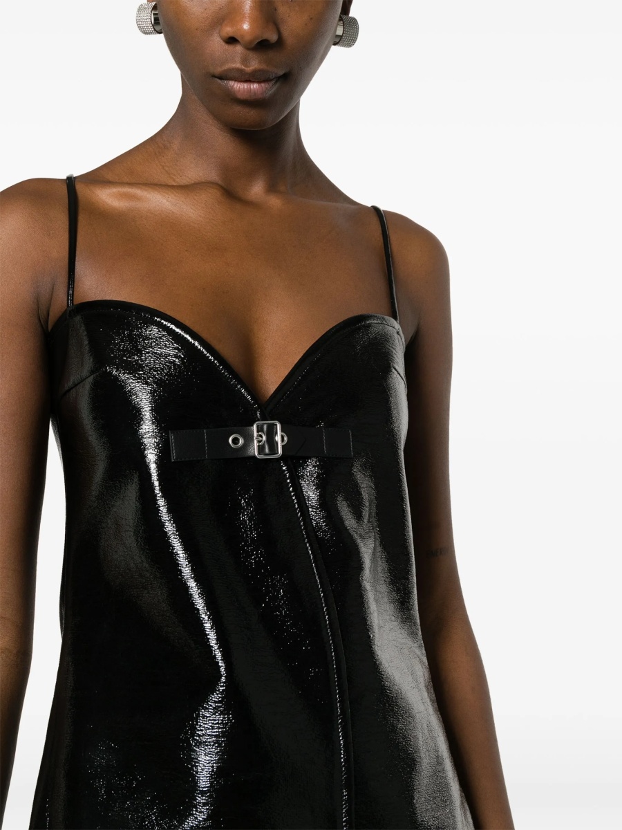 Rochie de ocazie COURRÈGES neagra din polyester si elastan - Img 5