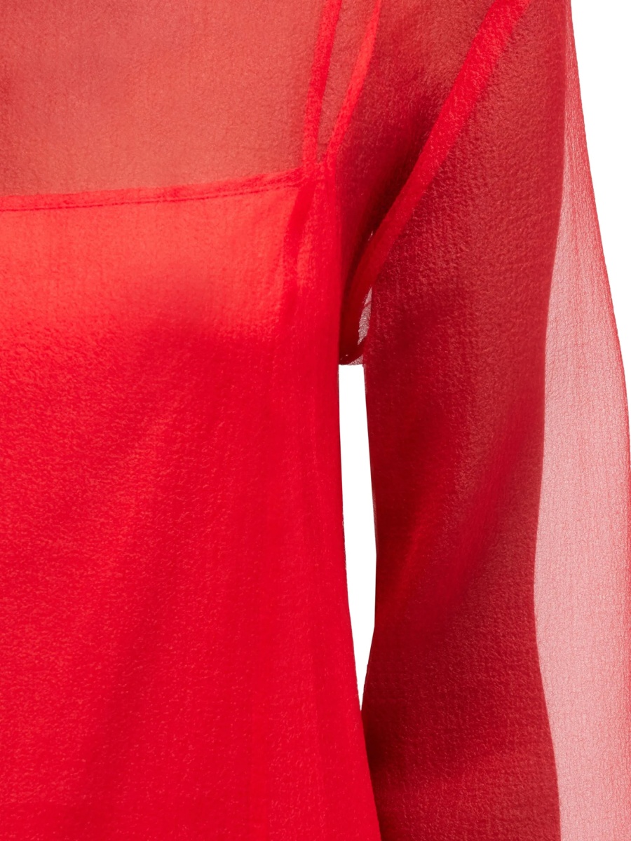 Rochie de ocazie Ganni rosie - Img 4