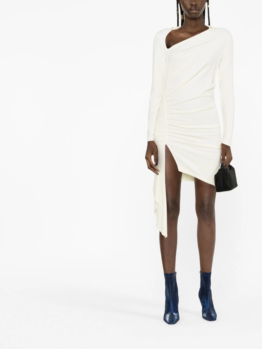 Rochie de ocazie Off-White neutra - Img 2